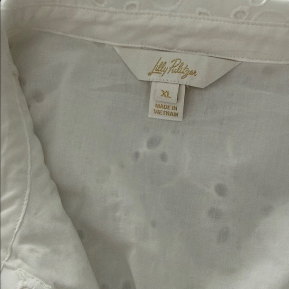 Lilly Pulitzer Singrid Eyelet Top - Picture 4 of 8